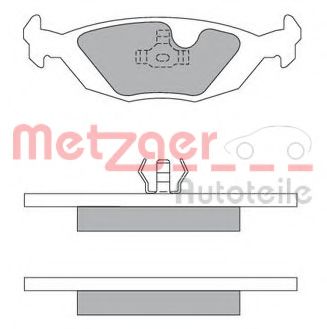 1170473 METZGER Brake Pad Set, disc brake
