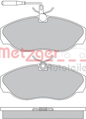 1170477 METZGER Brake Pad Set, disc brake
