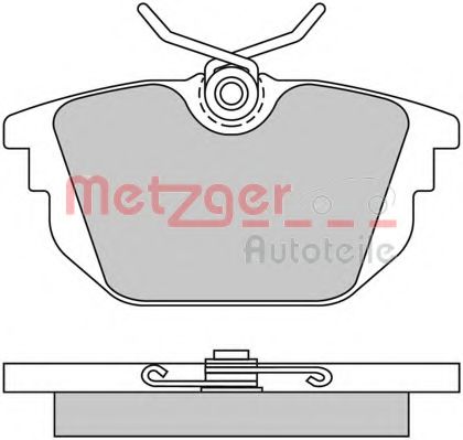 1170497 METZGER Brake Pad Set, disc brake