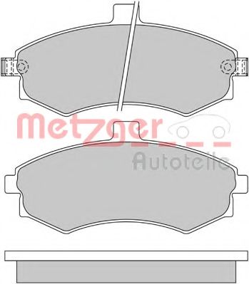 1170506 METZGER Brake Pad Set, disc brake