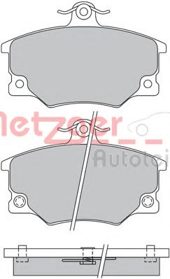 1170513 METZGER Brake Pad Set, disc brake