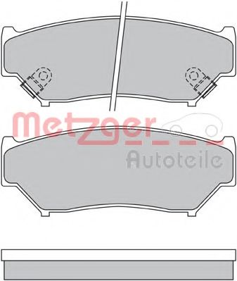 1170528 METZGER Brake Pad Set, disc brake