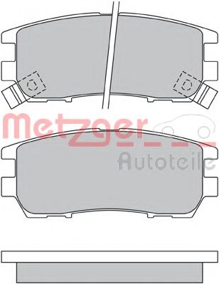 1170529 METZGER Brake Pad Set, disc brake