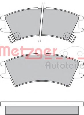 1170535 METZGER Brake Pad Set, disc brake