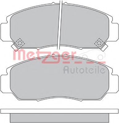 1170536 METZGER Brake Pad Set, disc brake