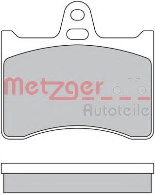 1170567 METZGER Brake System Brake Pad Set, disc brake