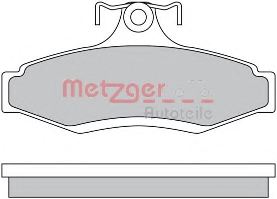 1170581 METZGER Brake Pad Set, disc brake