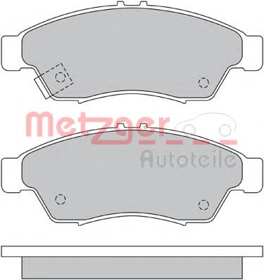 1170584 METZGER Brake Pad Set, disc brake