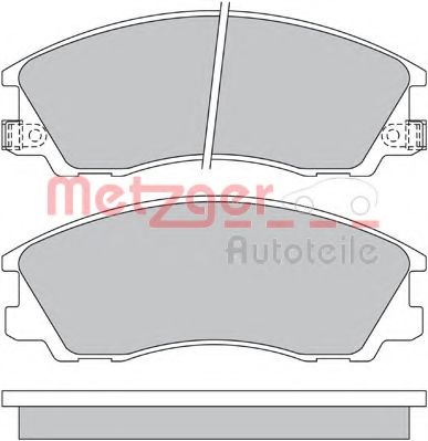 1170611 METZGER Brake Pad Set, disc brake