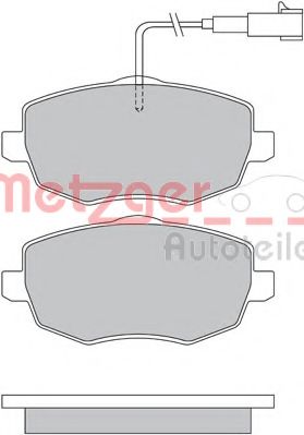 1170634 METZGER Brake Pad Set, disc brake