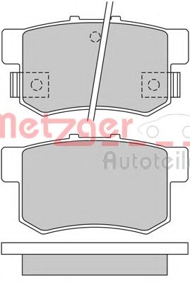 1170213 METZGER Brake Pad Set, disc brake