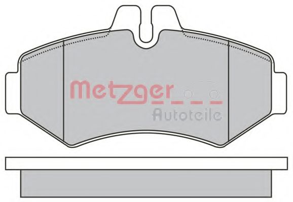 1170274 METZGER Brake Pad Set, disc brake