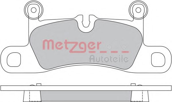 1170523 METZGER Brake System Brake Pad Set, disc brake