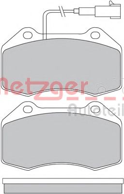 1170559 METZGER Brake Pad Set, disc brake