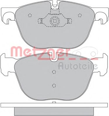 1170562 METZGER Brake Pad Set, disc brake