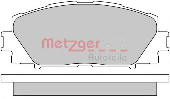 1170618 METZGER Brake Pad Set, disc brake