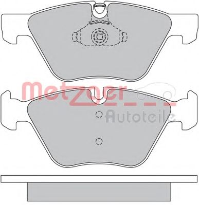 1170684 METZGER Brake System Brake Pad Set, disc brake