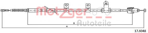 17.6048 METZGER Brake System Cable, parking brake