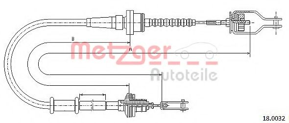 18.0032 METZGER Suspension Sphere, pneumatic suspension