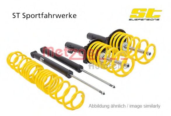 123230509 METZGER Suspension Kit, coil springs / shock absorbers