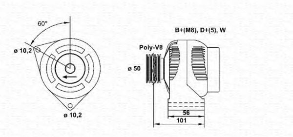 MAGNETI MARELLI 943 34 603 901 0