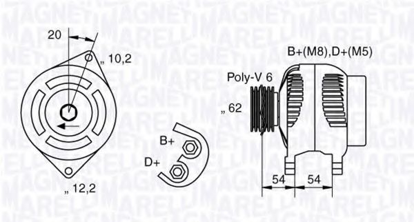MAGNETI MARELLI 063 32 172 901 0