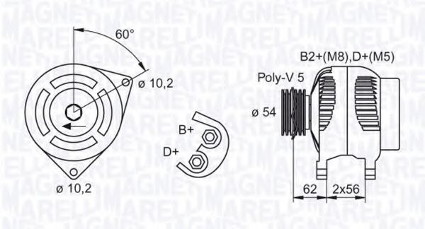 MAGNETI MARELLI 063532250220