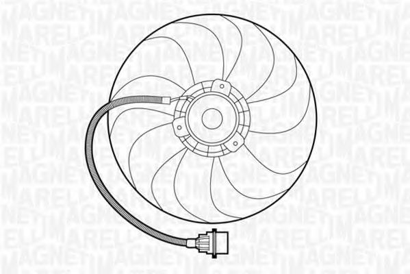 069422272010 MAGNETI MARELLI Fan, radiator