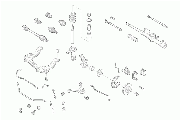 BOGE AUDI-80B3-FB001