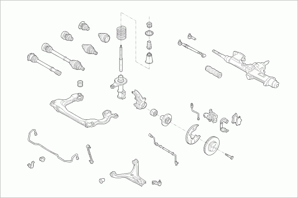 BOGE AUDI-80B4-FB001