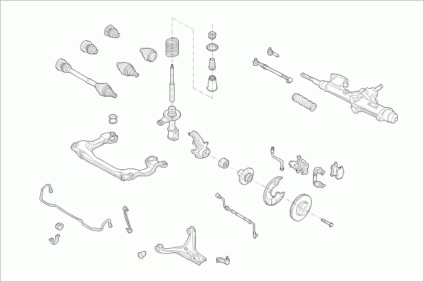 BOGE AUDI-80B4-FB009