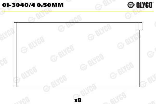 GLYCO 01-3040/4 0.50mm