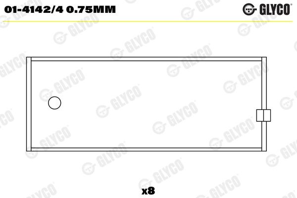 GLYCO 01-4142/4 0.75mm
