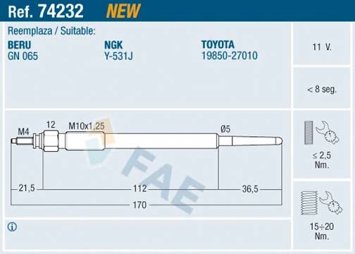 FAE 74232