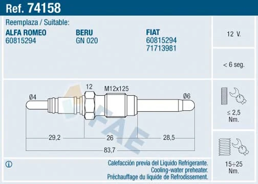 FAE 74158