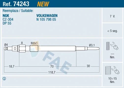 FAE 74243