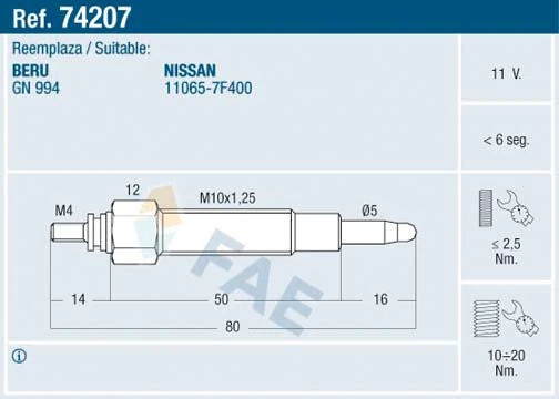 FAE 74207