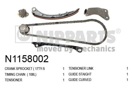 NIPPARTS N1158002