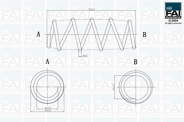 FAI AutoParts FPCS123