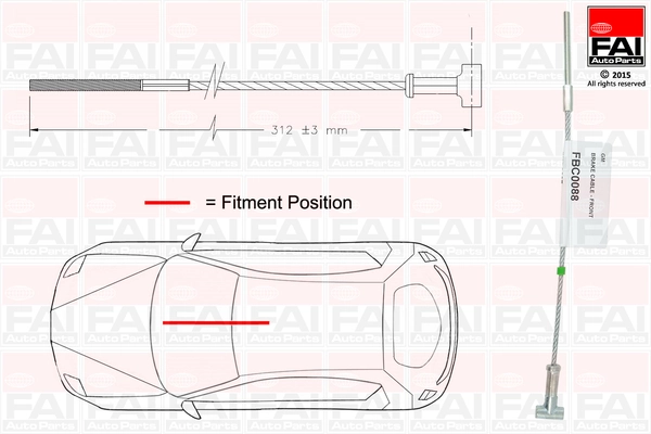 FAI AutoParts FBC0088