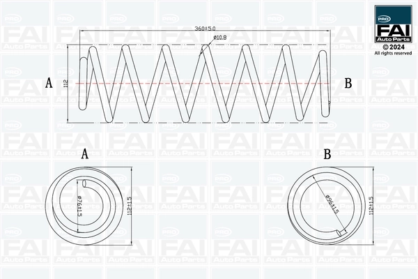 FAI AutoParts FPCS180
