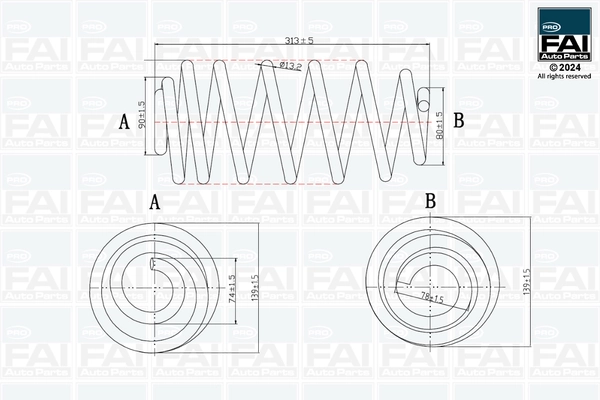 FAI AutoParts FPCS105
