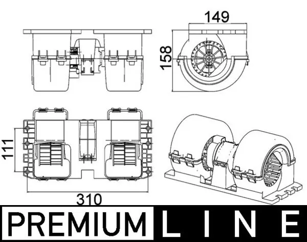 MAHLE AB 145 000P