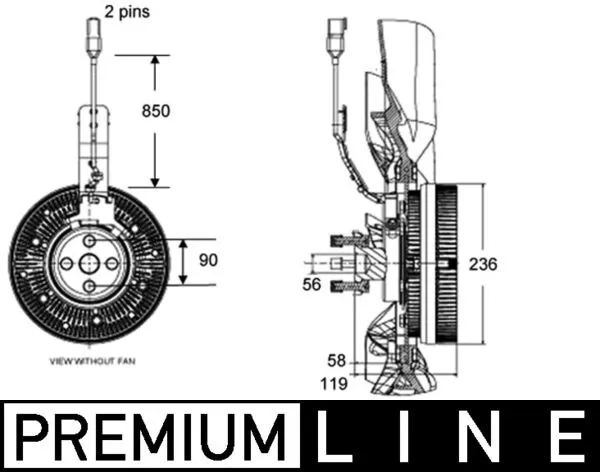 MAHLE CFC 139 000P