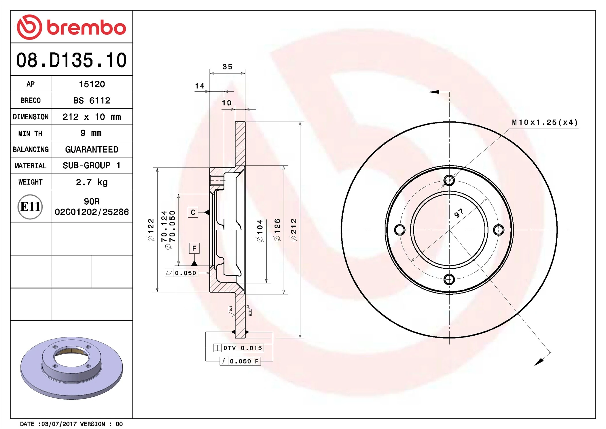 BRECO BS 6112