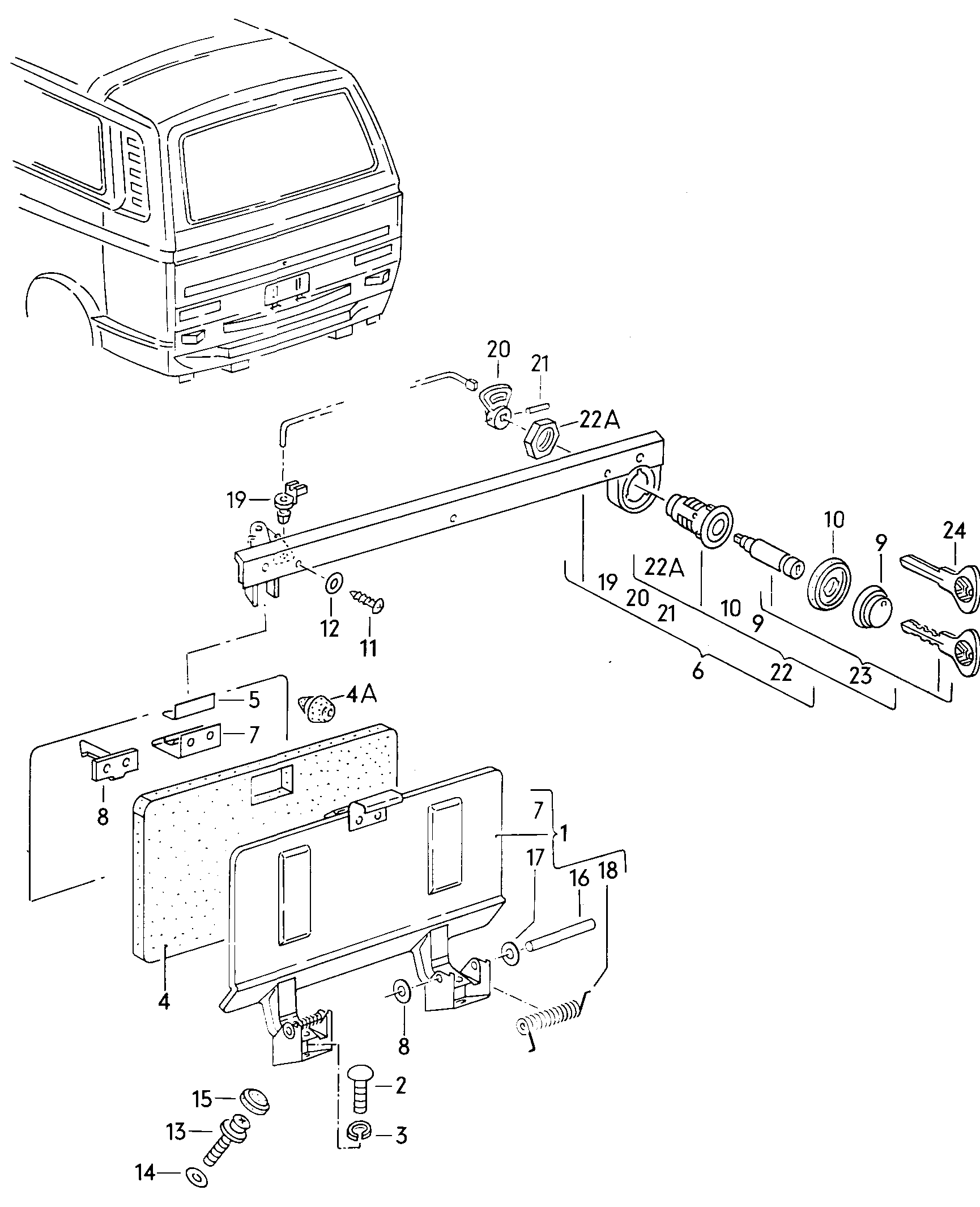 klapa obslugowa - Typ 2/syncro(T2)  