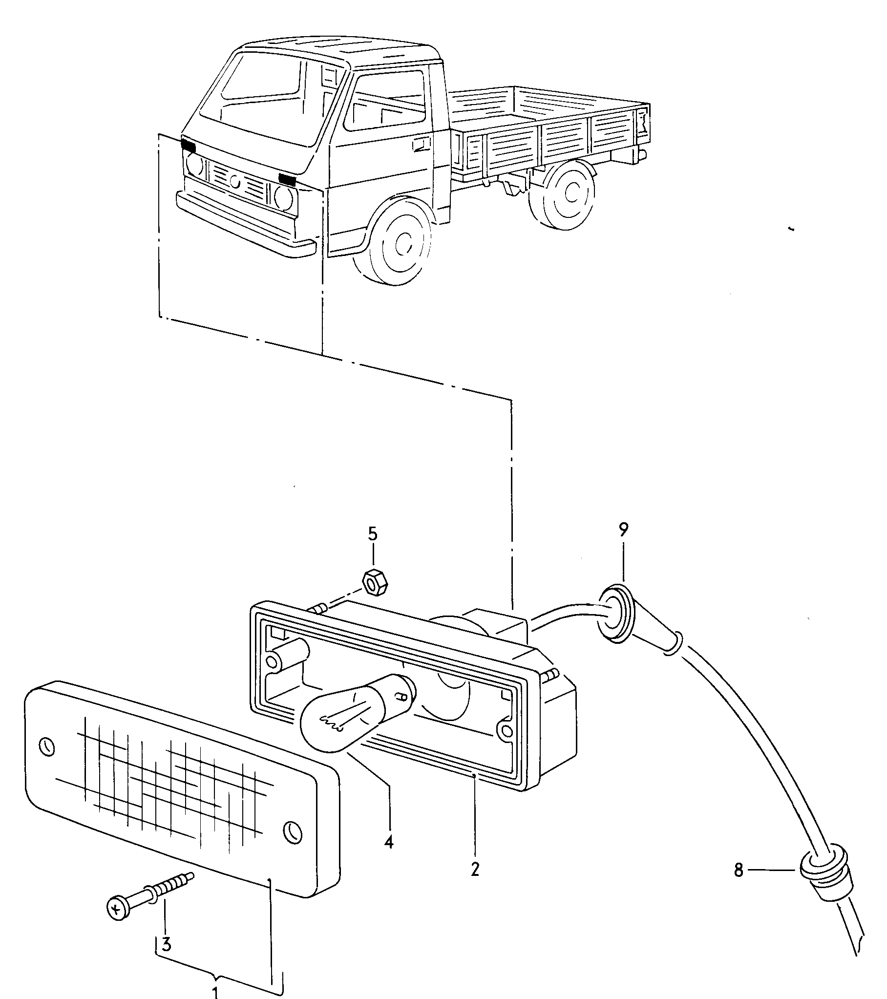feux de position-clignotants - LT, LT 4x4(LT)  