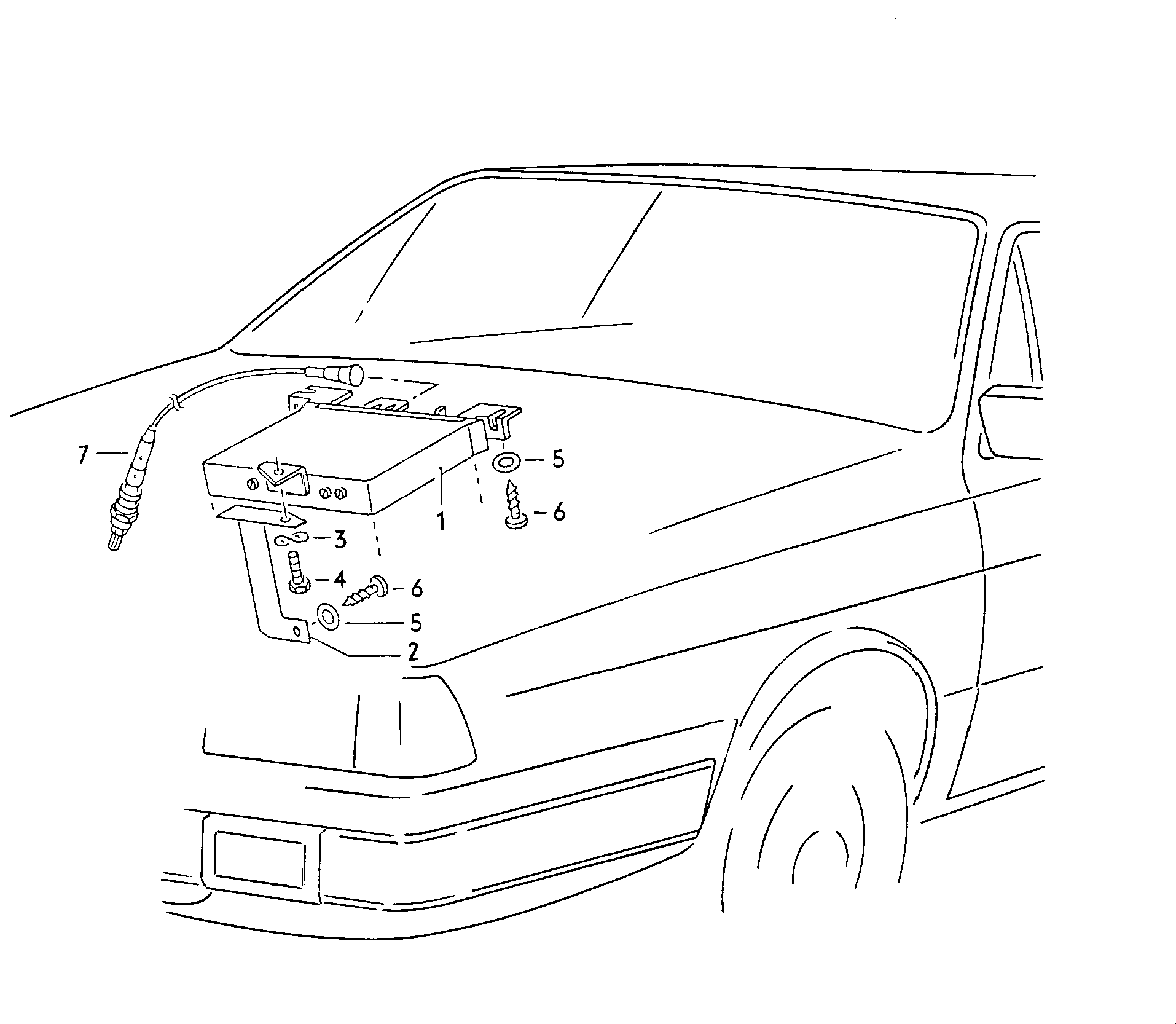 Lambda-Sonde und
Motorsteuergeraet - Audi 100/Avant(A100)  