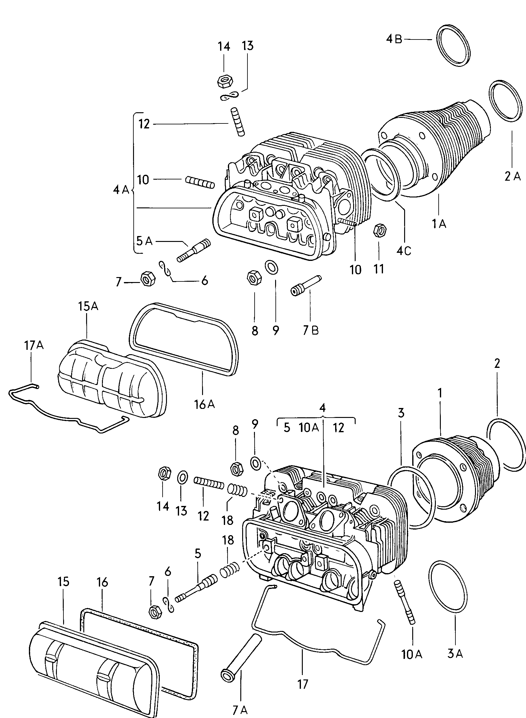 cilinderkop - Type 2(T2)  