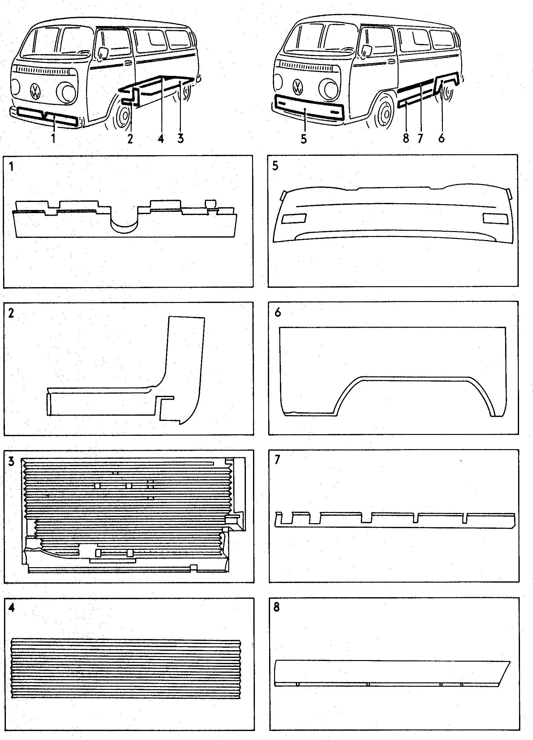 repair panel - Typ 2/syncro(T2)  